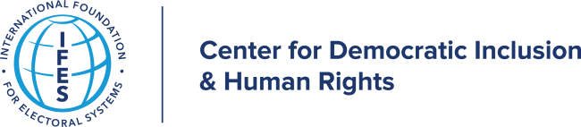 IFES Center for Democratic Inclusion & Human Rights Logo
