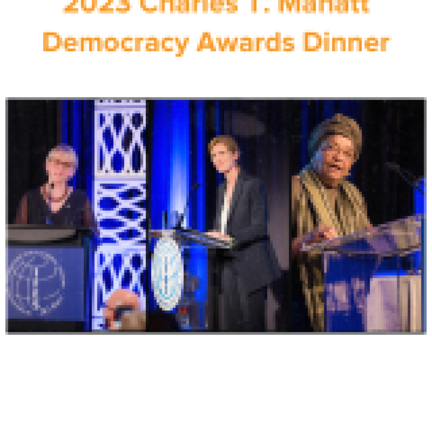 2023 Charles T. Manatt Democracy Awards Dinner