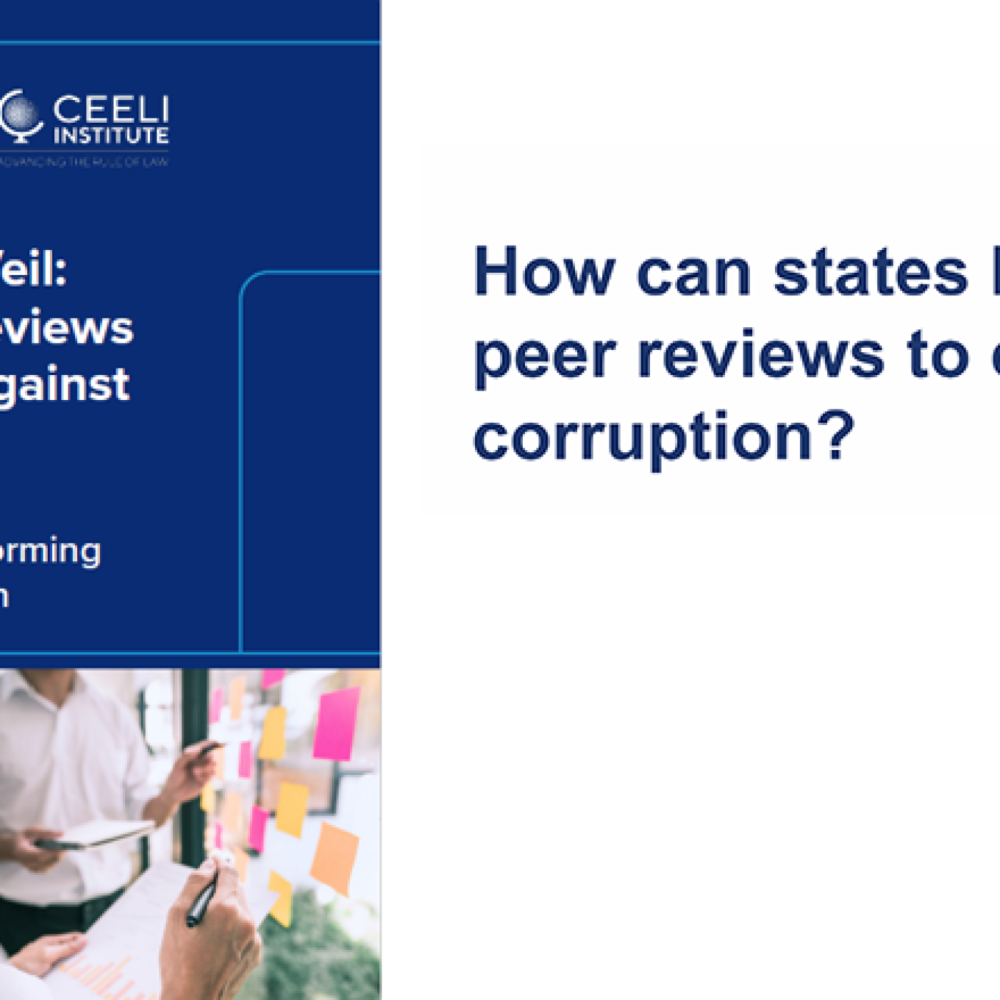 How can states better utilize peer reviews to combat corruption?