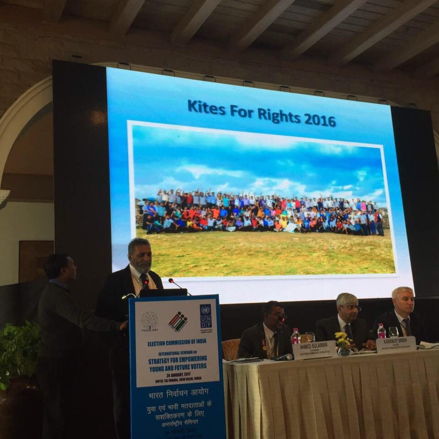 IFES CEO Presents Youth Engagement Strategies at Indian Election Commission Conference Embedded Image