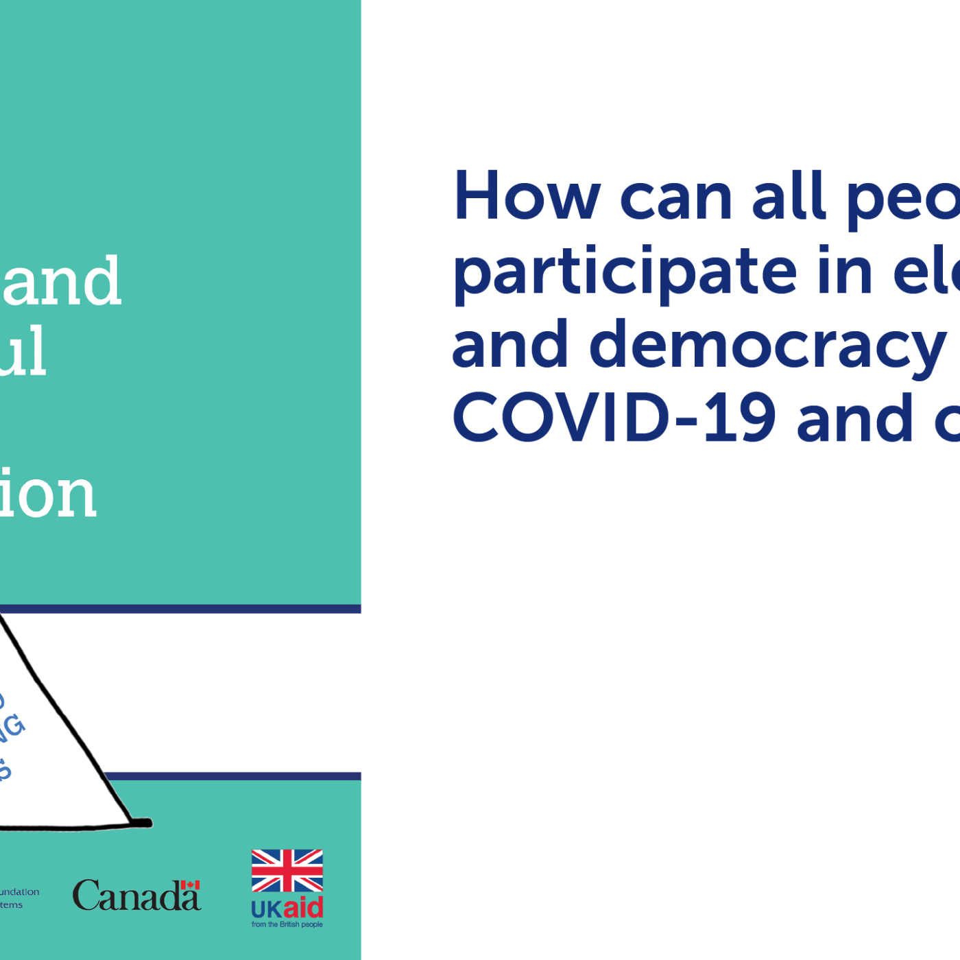 Cover of  "IFES COVID-19 Briefing Series: Inclusion and Meaningful Political Participation" | How can all people participate in elections and democracy during COVID-19 and other crises?