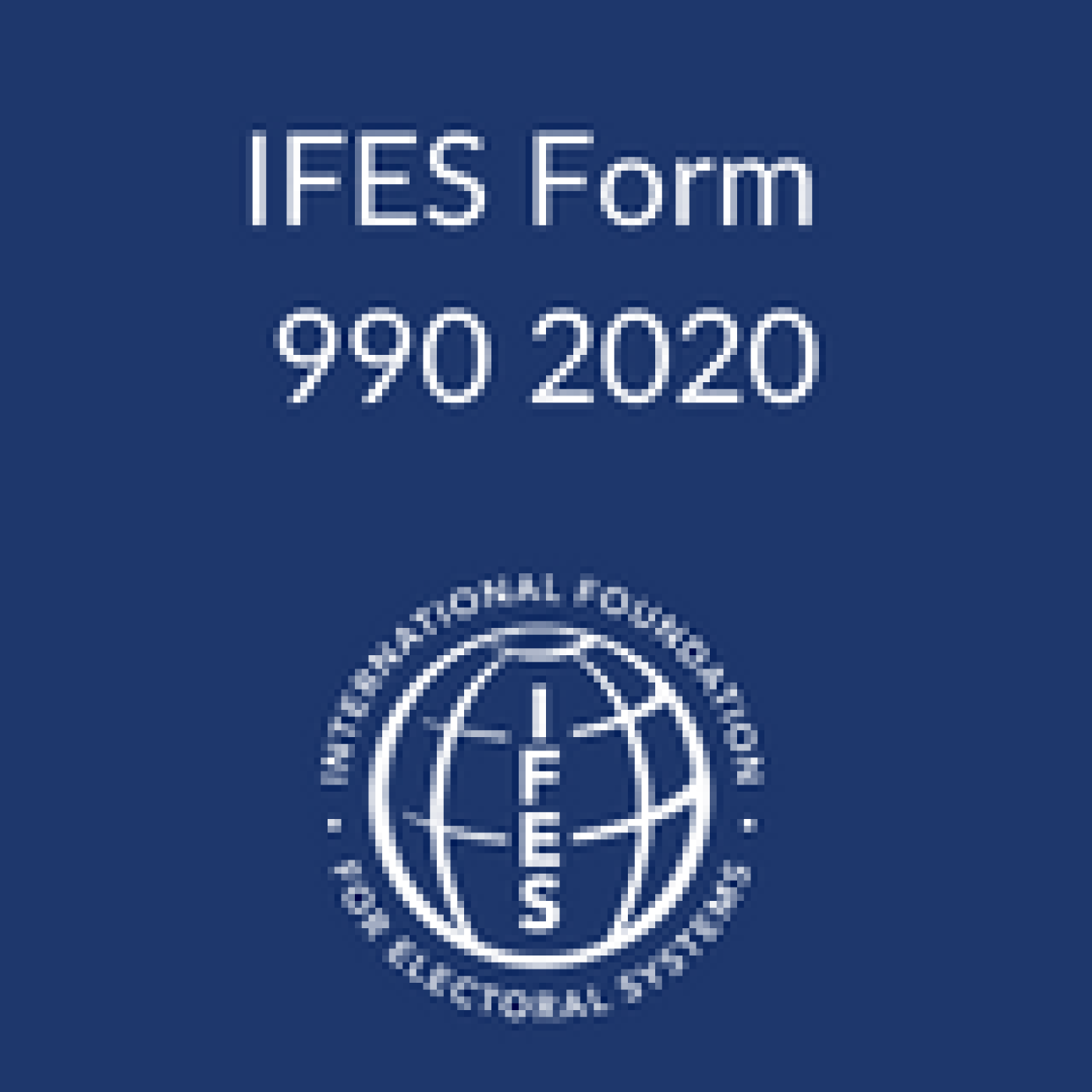 IFES Form 990 2020