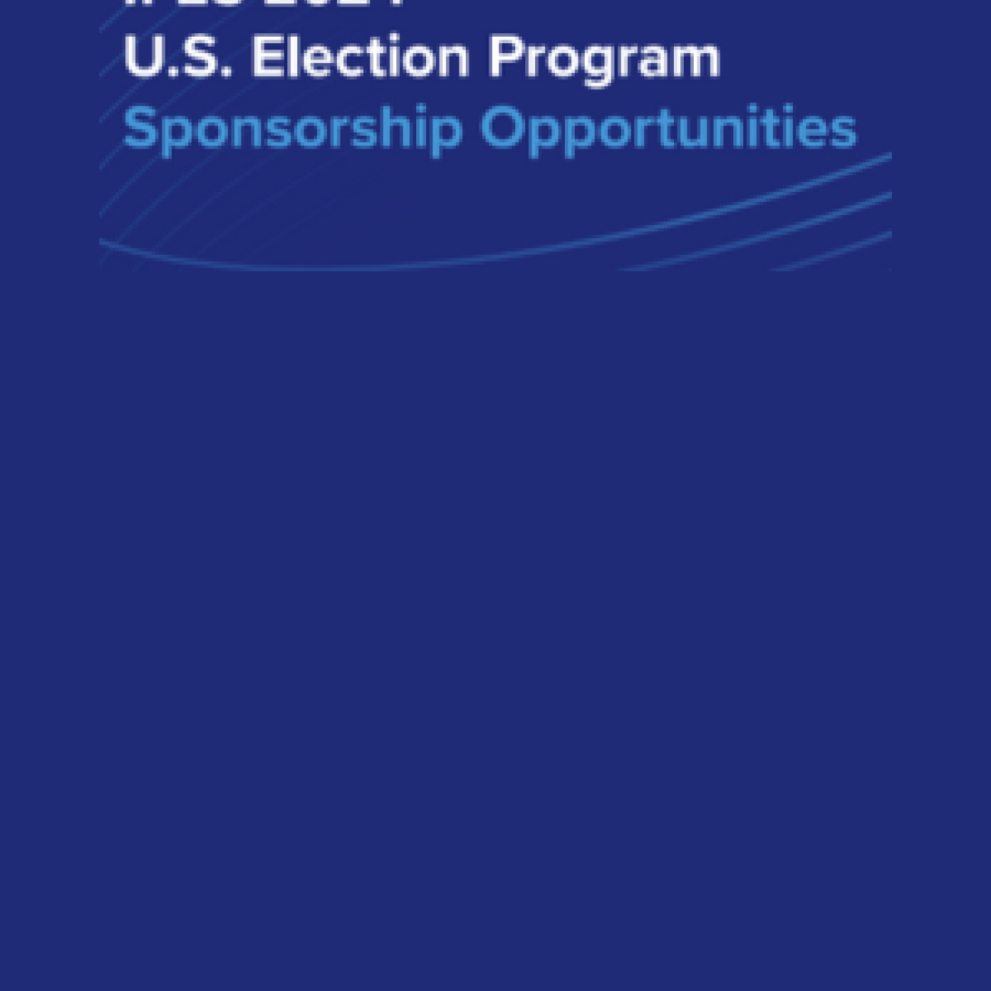 2024 USEP Sponsorship Opportunities