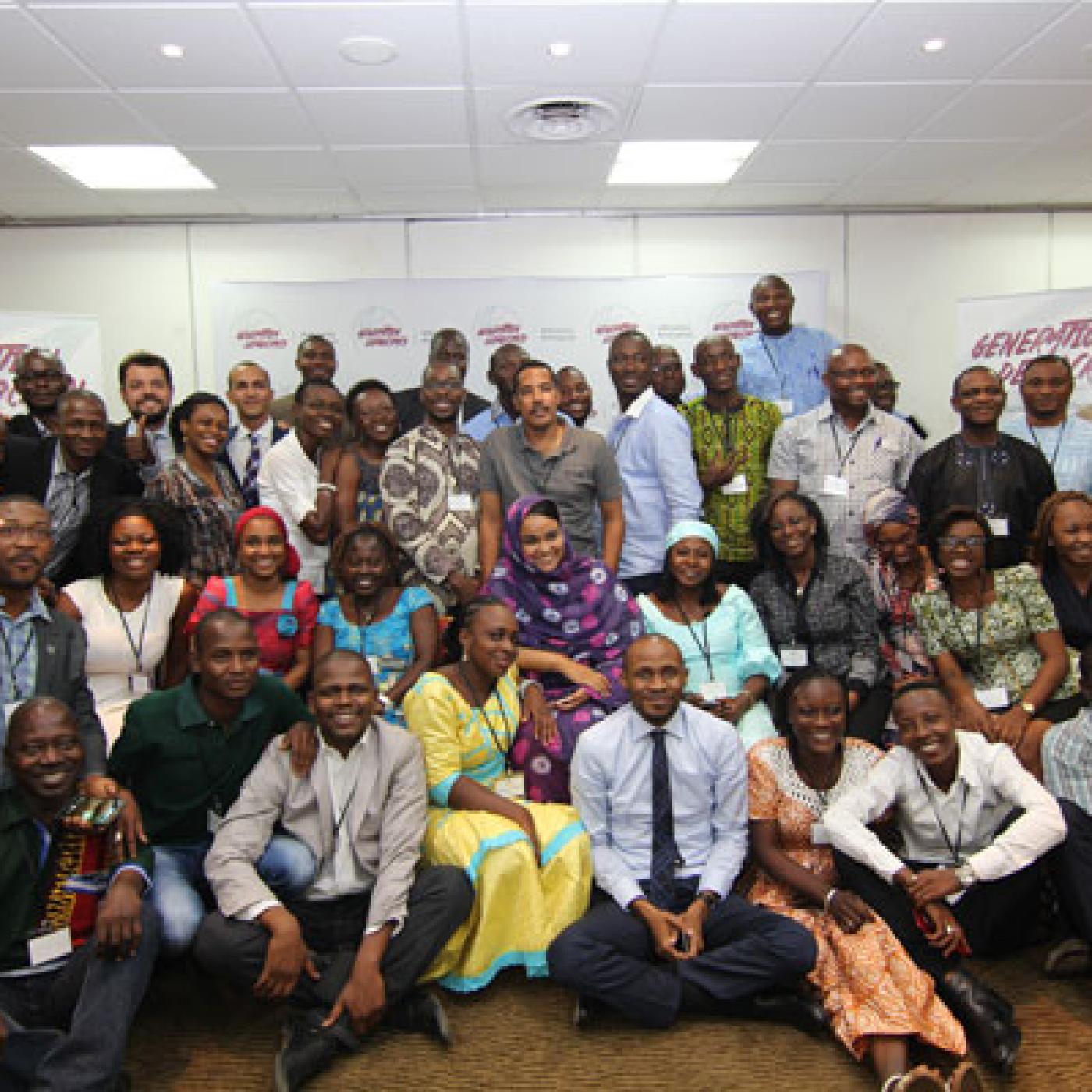 Generation Democracy participants at the 2015 Dakar Launch Conference.