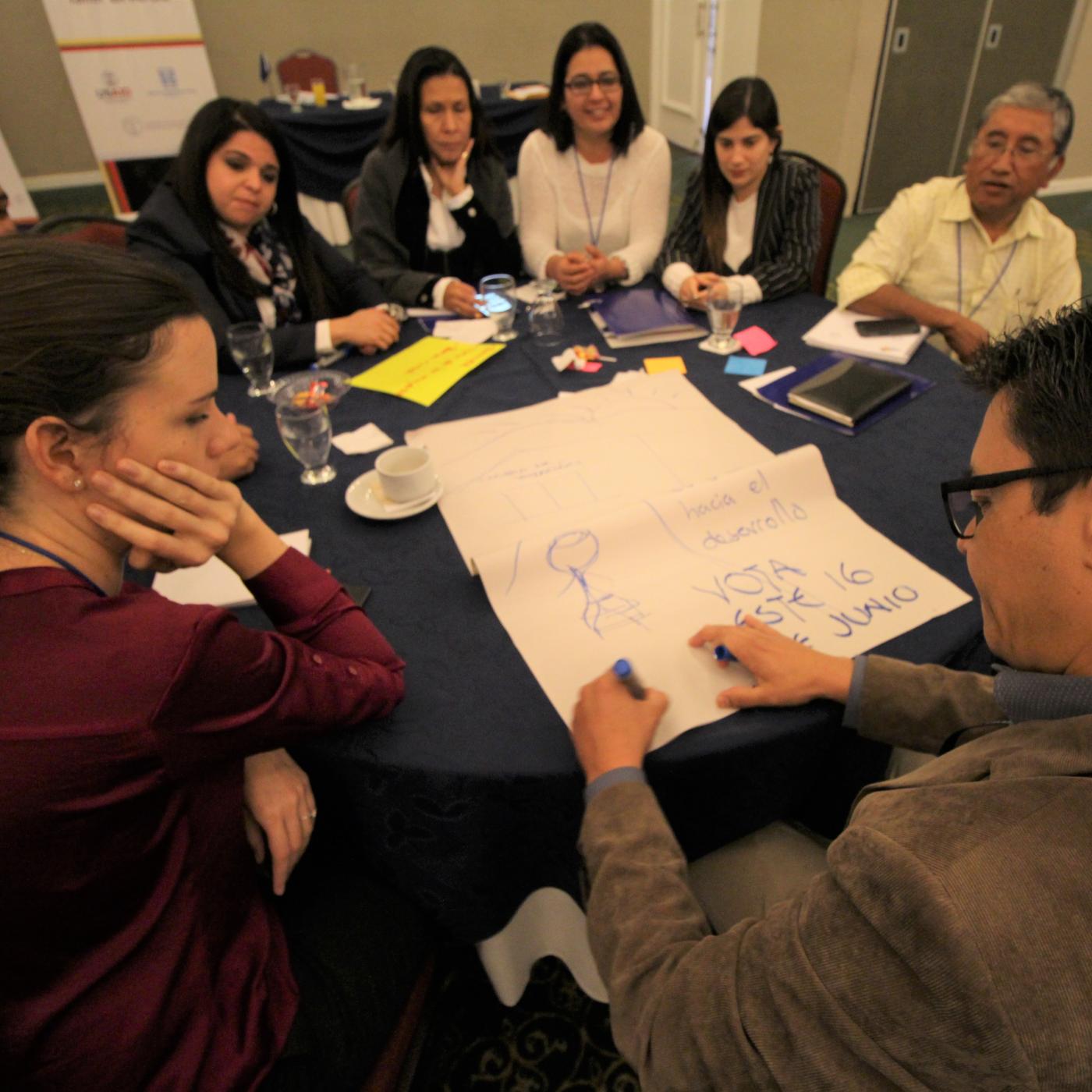 Participants develop inclusive civic campaigns to reach out to citizens in rural areas.